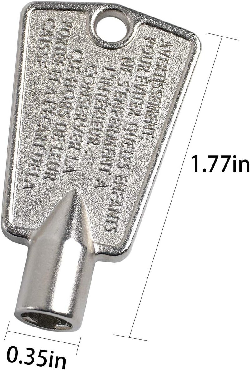 HSTECH 2 Pack 216702900 Freezer Door Key for Frigidaire Kenmore AP4071414 PS2061565 AP2113733 AP4301346 PS1991481 06599905 08037402 12849(Metal) - Image 2